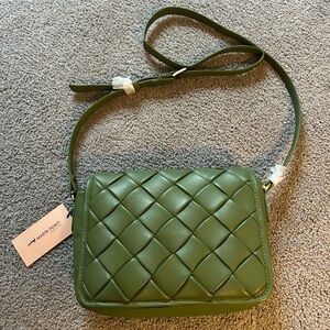 Marta Ponti Braided Crossbody Bag